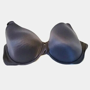 Warners Bra 38D Underwire Gray Padded Cups Adjustable Straps